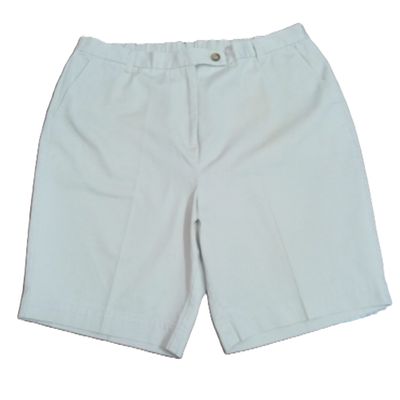 Lands End 16P 16 Petite Women&#39;s Light Khaki Bermuda Chino Shorts