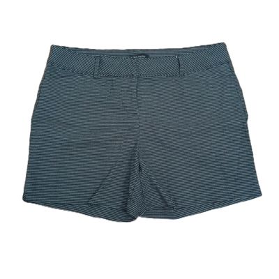The Limited Sz 14 Women&#39;s Black Dotted Mid Rise Midi Chino Shorts