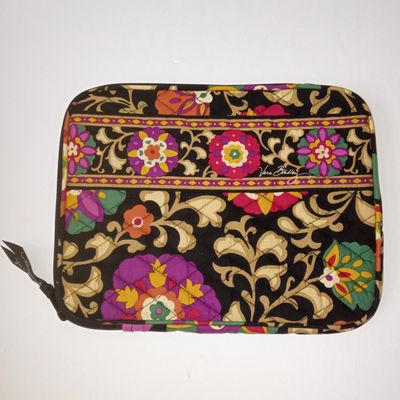 Vera Bradley Floral Quilted Zip Around Ipad Tablet Sleeve Protector Case