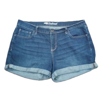 Old Navy Sz 14 Women&#39;s Boyfriend Mid Rise  Midi Stretch Jean Shorts