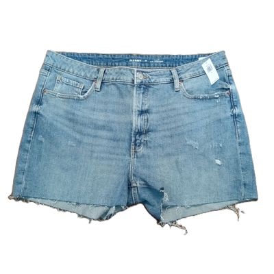 NEW! Old Navy Sz 18 Women&#39;s O.G. Straight High Rise Shortie Stretch Jean Shorts