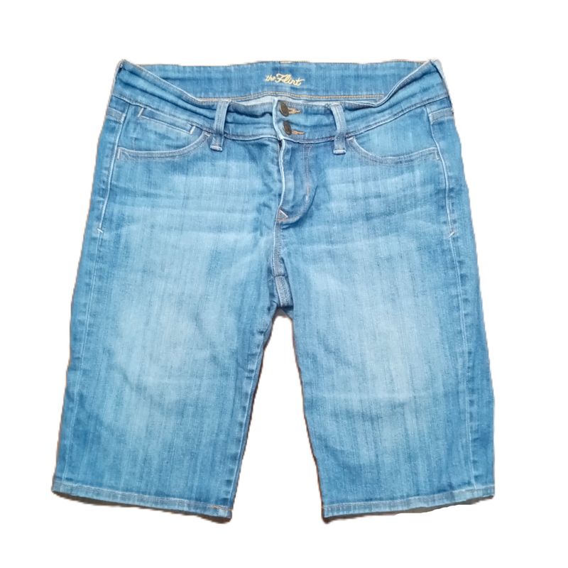 Old Navy Sz 6 Women&#39;s The Flirt Boyfriend Low Rise Skinny Stretch Bermuda Jean Shorts