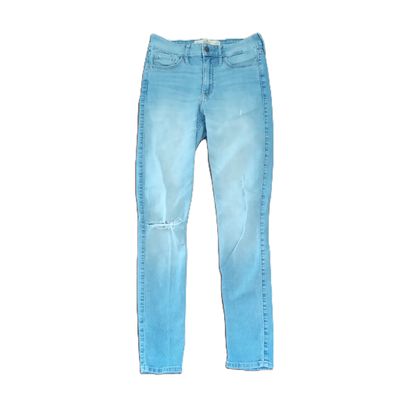 Hollister 5 Short 5S Women&#39;s Jrs Light Wash Super Skinny High Rise Jegging Jeans