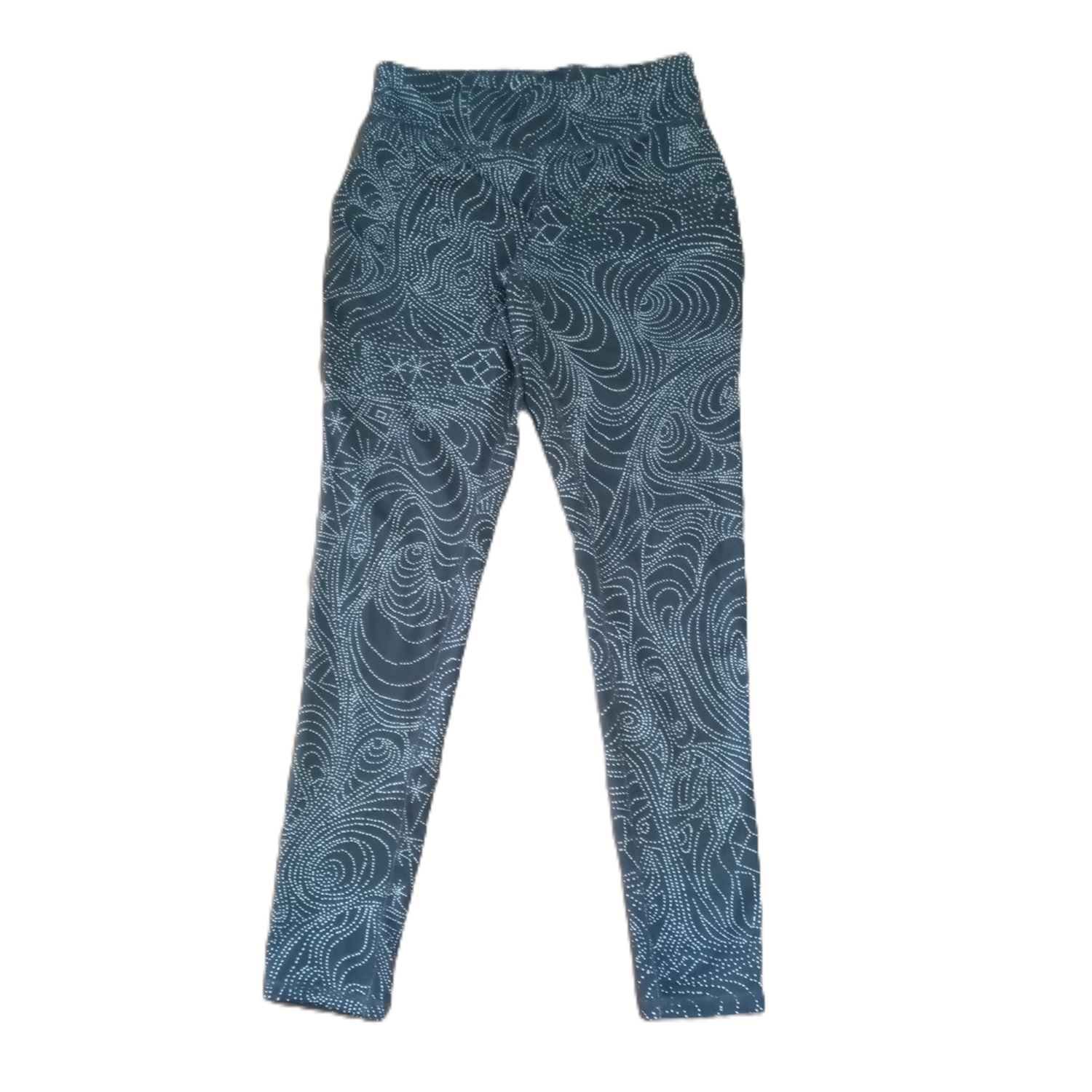 Mossimo Medium Women&#39;s Black Print Active Athletic Yogo Legging Pants