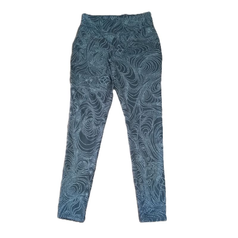 Mossimo Medium Women&#39;s Black Print Active Athletic Yogo Legging Pants