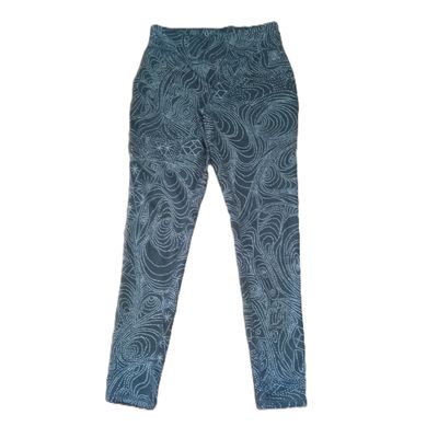 Mossimo Medium Women&#39;s Black Print Active Athletic Yogo Legging Pants