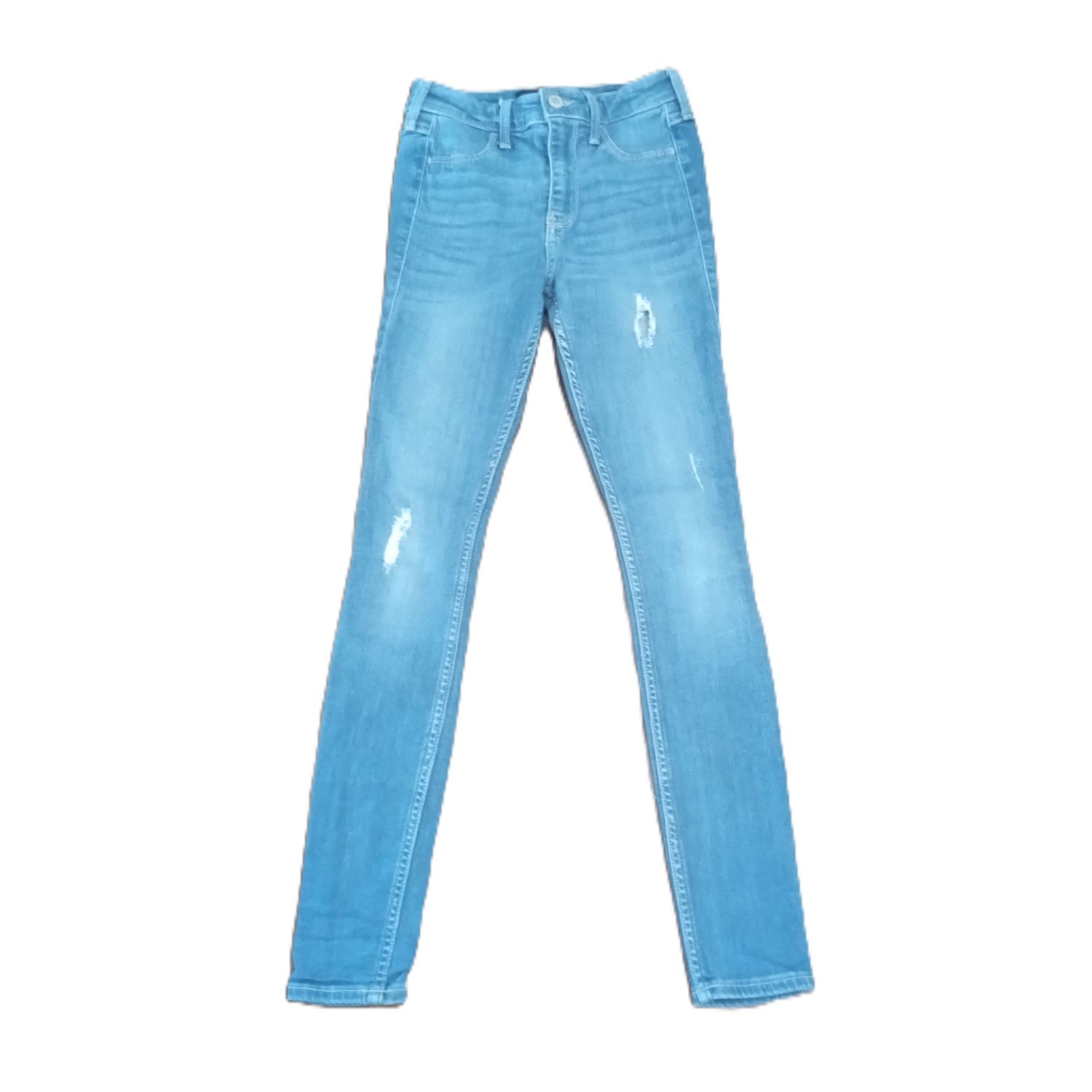 Hollister Sz 1 1R Women&#39;s Jrs High Rise Distressed Jean Legging Jeggings