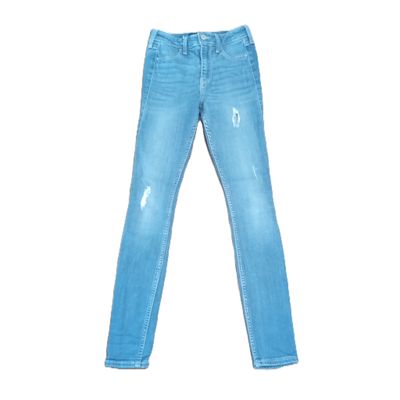 Hollister Sz 1 1R Women&#39;s Jrs High Rise Distressed Jean Legging Jeggings