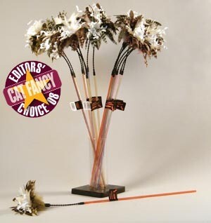 Purrfect CrinkleBouncer Wand Toy