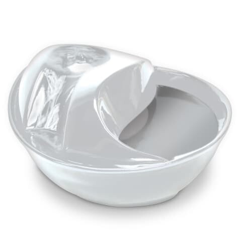 Ceramic Raindrop Fountain - White