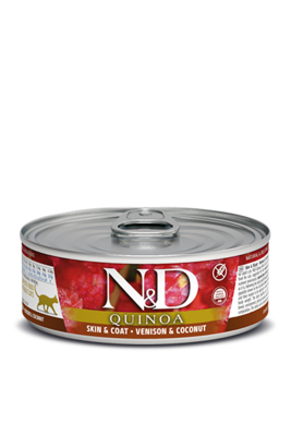 Farmina N&amp;D Quinoa- Skin &amp; Coat Venison &amp; Coconut Wet 2.8oz