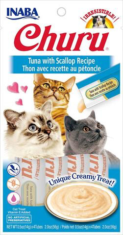 Ciao Churu 4 Pack - Tuna &amp; Scallop Flavor