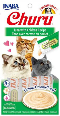 Ciao Churu 4 Pack - Tuna &amp; Chicken Flavor