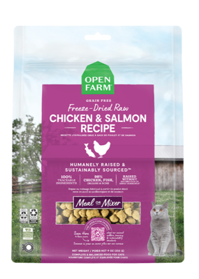 Open Farm Freeze Dried Chicken and Salmon 3.5 oz