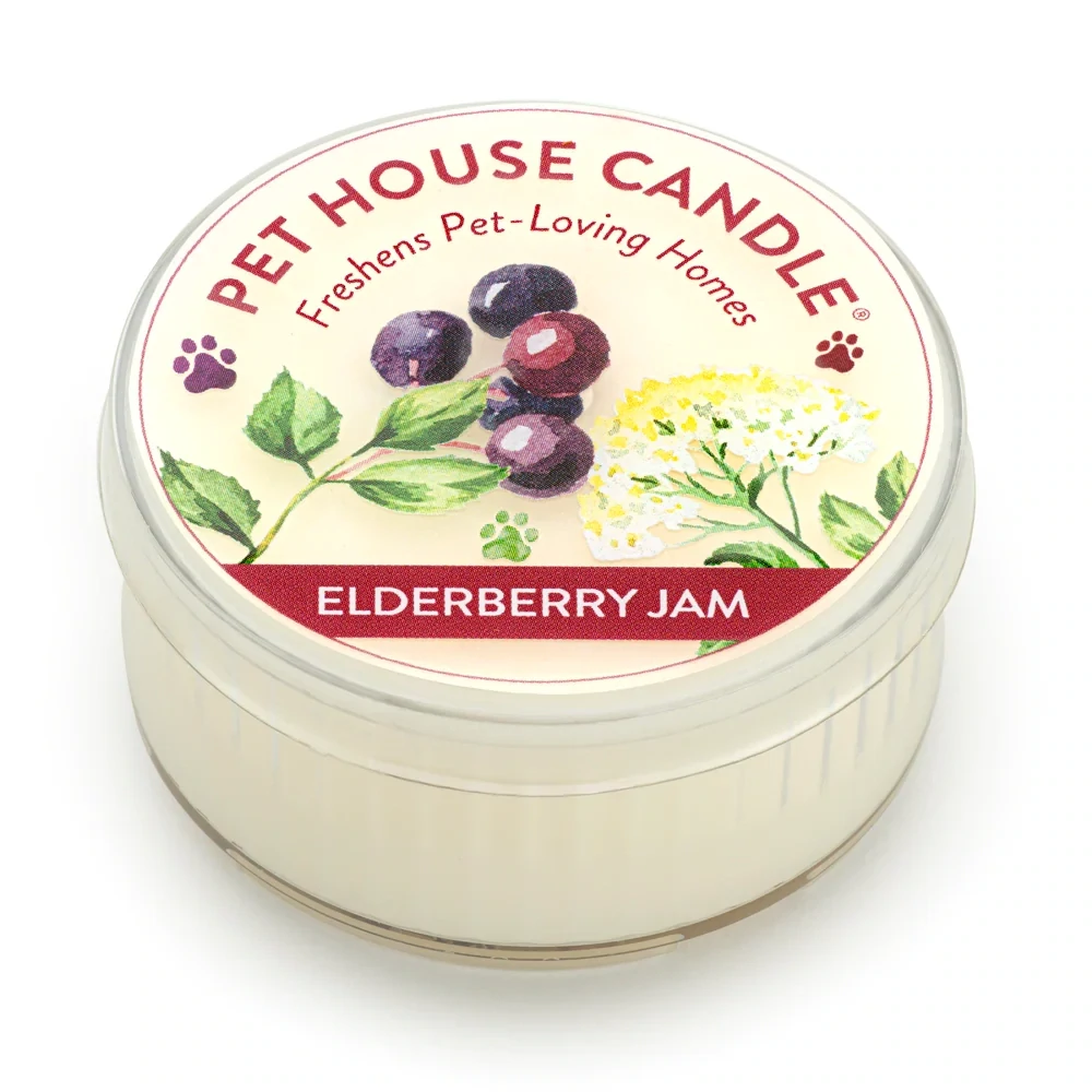 Pet House Mini Candle - Elderberry Jam