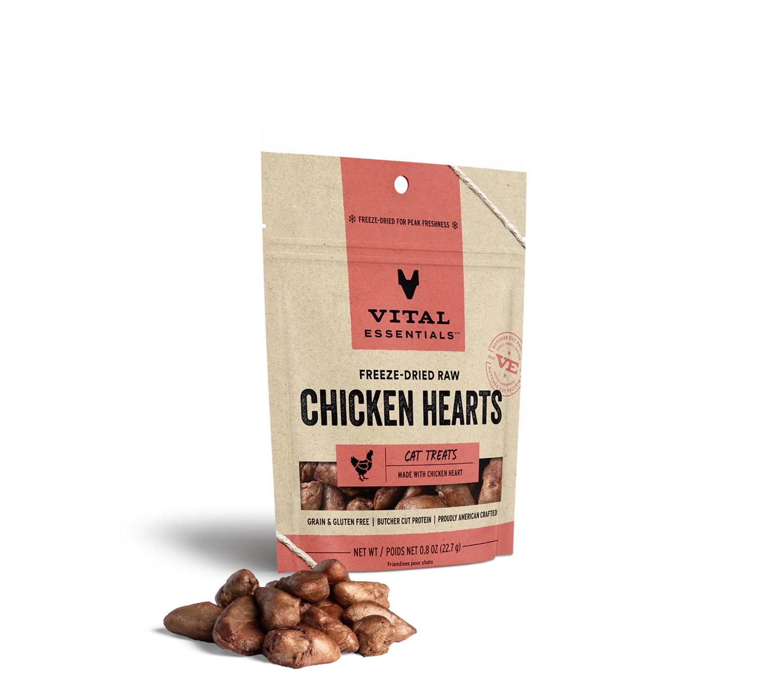 Vital Essentials Chicken Heart Treats
