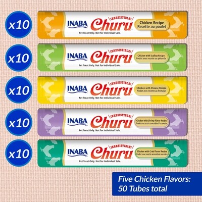 Ciao Churu 50 Pack - Chicken Variety