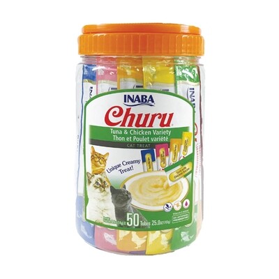 Ciao Churu 50 Pack - Tuna and Chicken Variety