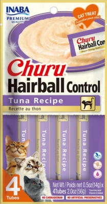 Ciao Churu 4 Pack - Hairball Control - Tuna