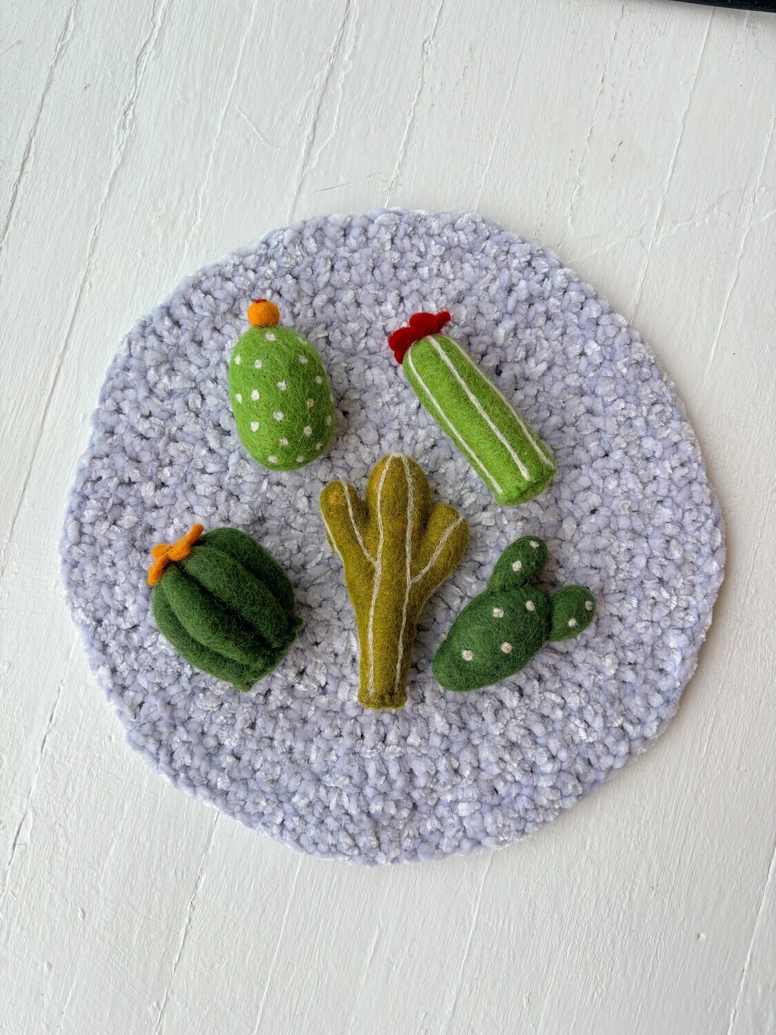 Wool Cactus Cat Toy