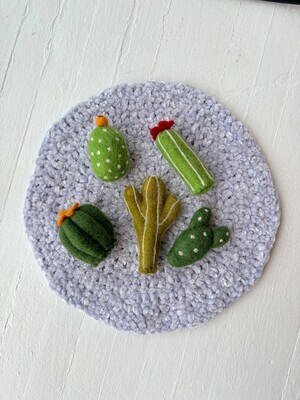 Wool Cactus Cat Toy