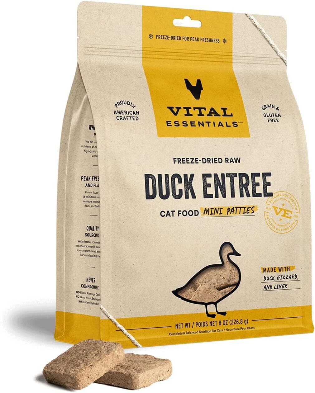 Vital Essentials Mini Patties - Duck