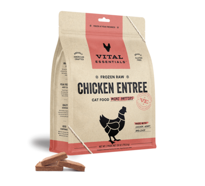 Vital Essentials Frozen Raw Patties - Chicken