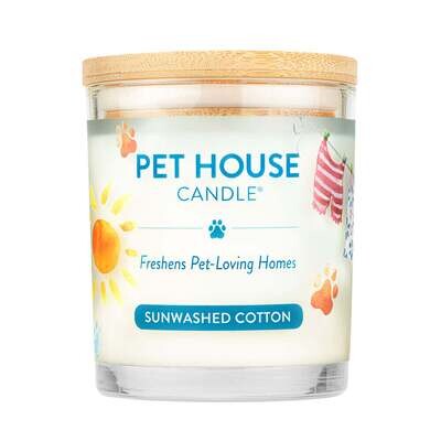 Pet House Candle - Sunwashed Cotton 9oz