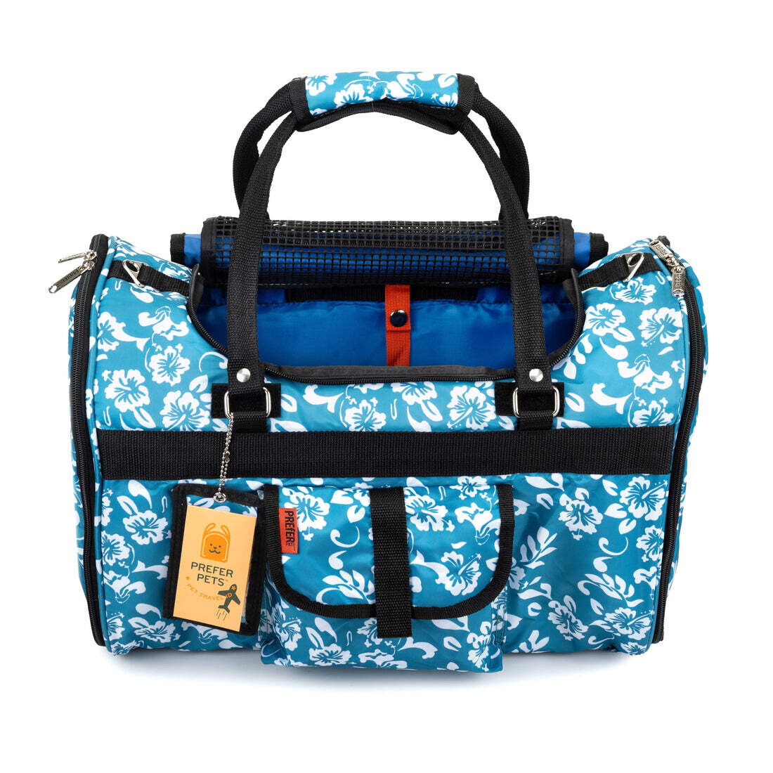 Hideaway Fabric Carrier - Blue Floral