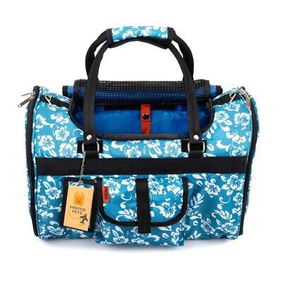 Hideaway Fabric Carrier - Blue Floral