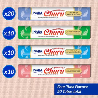 Ciao Churu 50 Pack - Tuna Variety