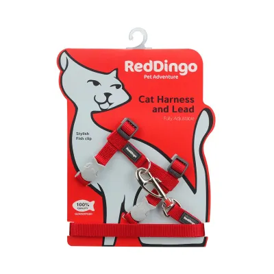Red Dingo Cat Harness - Red