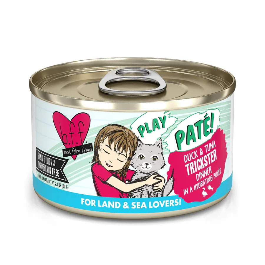 BFF PLAY Trickster Duck and Tuna 2.8 oz