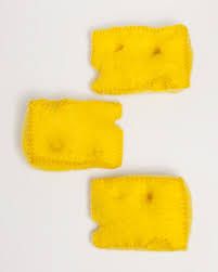 Wool Cheese Toy