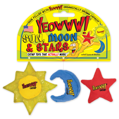 Yeowww! Catnip Sun Moon &amp; Stars