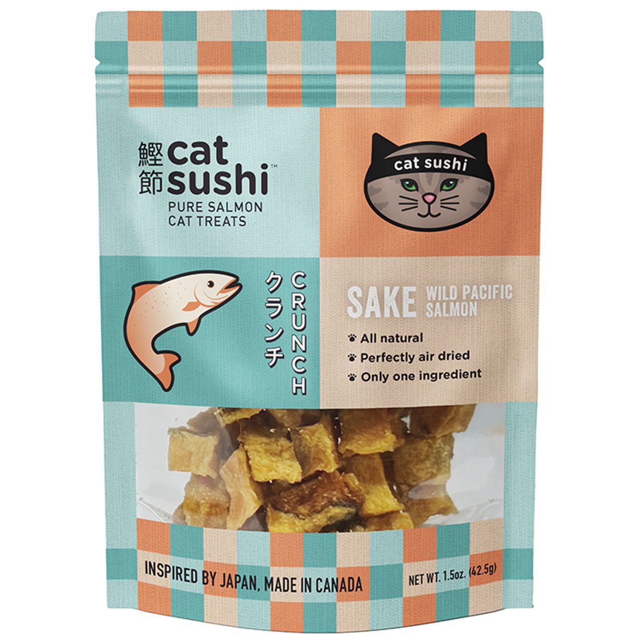 Cat Sushi Sake Wild Salmon Cat Treats
