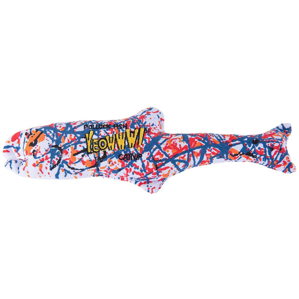 Yeowww! Pollock Fish Catnip Kicker Toy