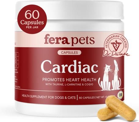 Fera Pets Cardiac Support Salmon Flavor Supplement