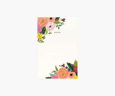 Floral Notepad 