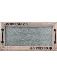 “Go Tigers” Wood Tray 