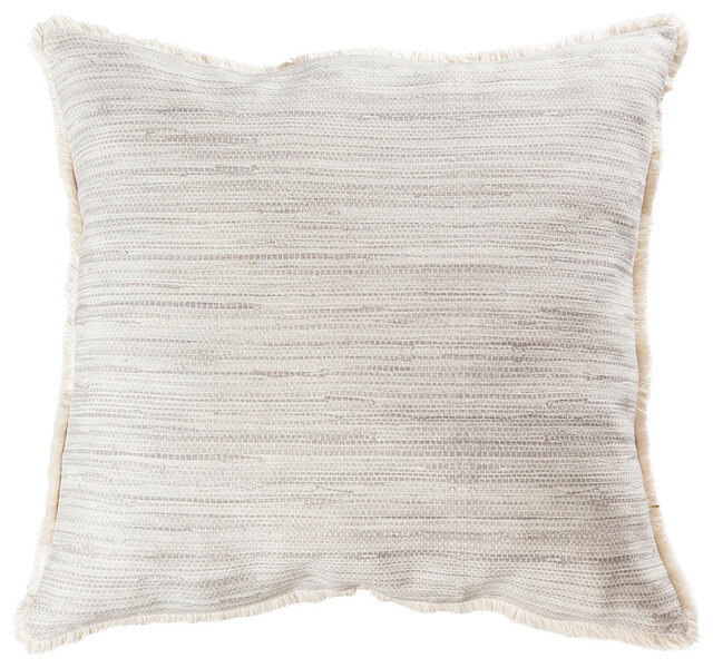 LRG Grey Textured Pillow 