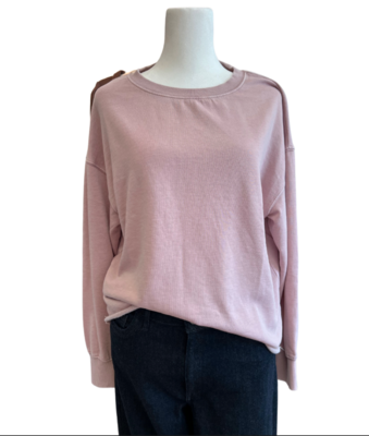 Blushing Pink Crewneck Sweater