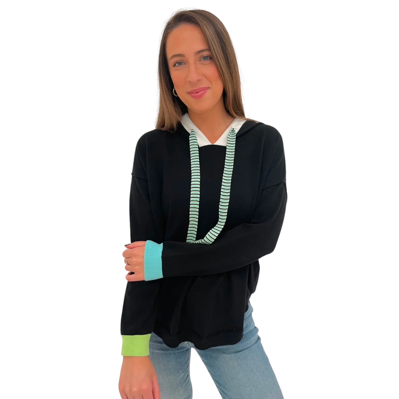 Zacket &amp; Plover Fun Black Hoodie