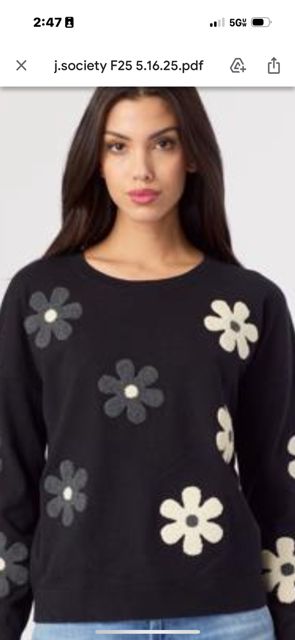 Flower Power J Society Sweater