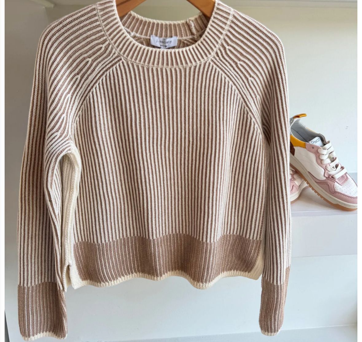 J Society plaited pullover