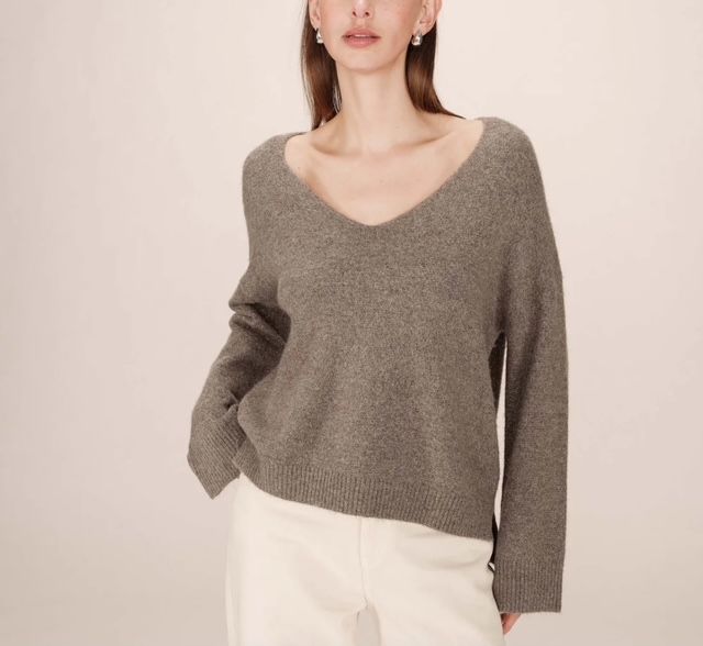 Grace and Mila Metallic VNK Sweater
