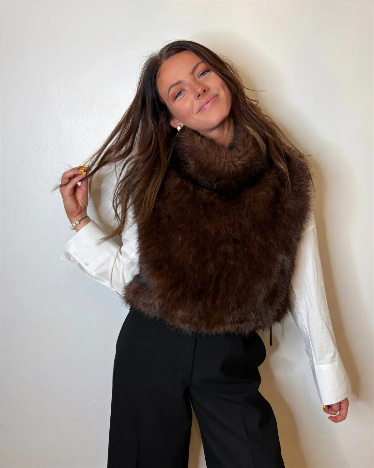 Sabrina Faux Fur Pullover