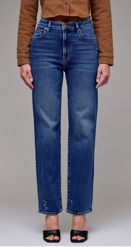 Ella High Rise Straight Jean
