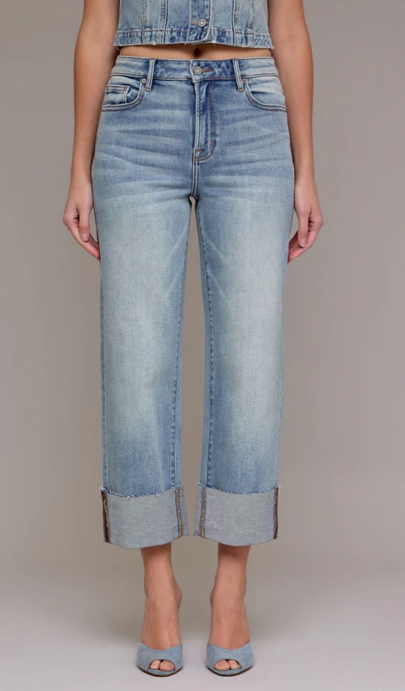 Ella High Rise Vintage Cuffed