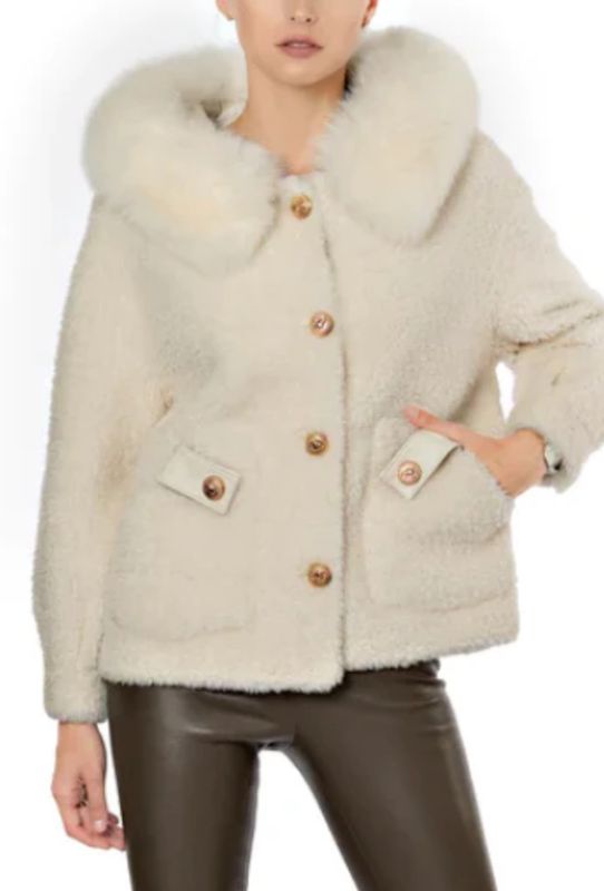 Daniela Erin Shearling Bomber Jacket